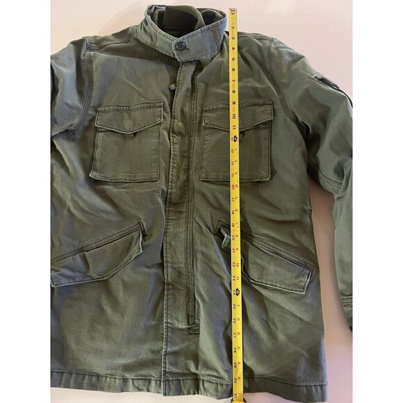 Vintage Y2K Gap 1969 army green utility parka jacket removable quilted liner L - Picture 16 of 16
